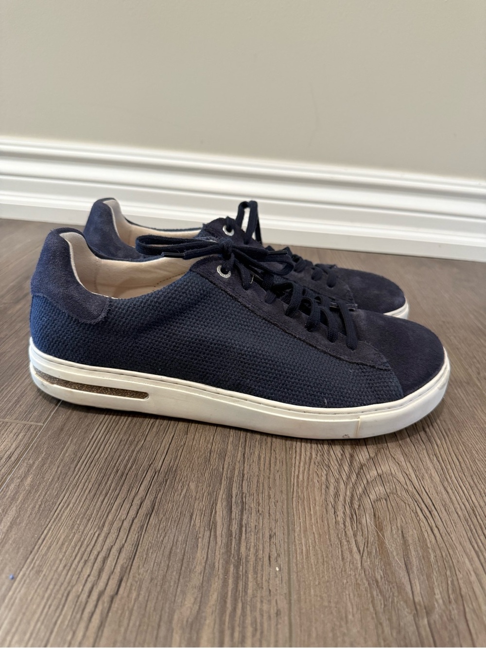 Birkenstock Men’s Low Bend Suede Canvas Shoes Size 10
